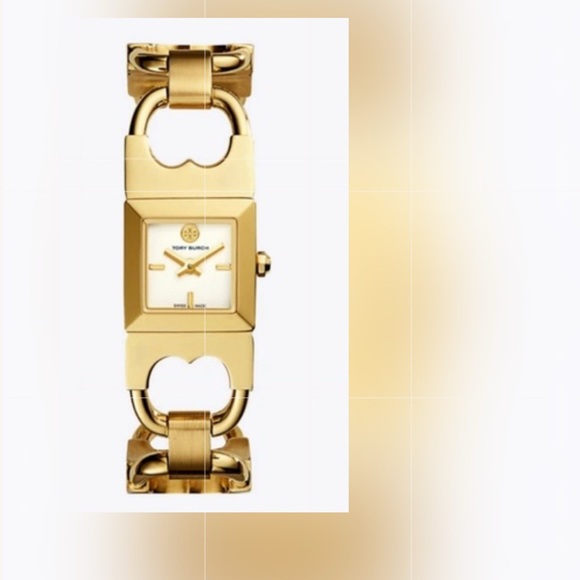 Tory Burch Double T- Link watch.